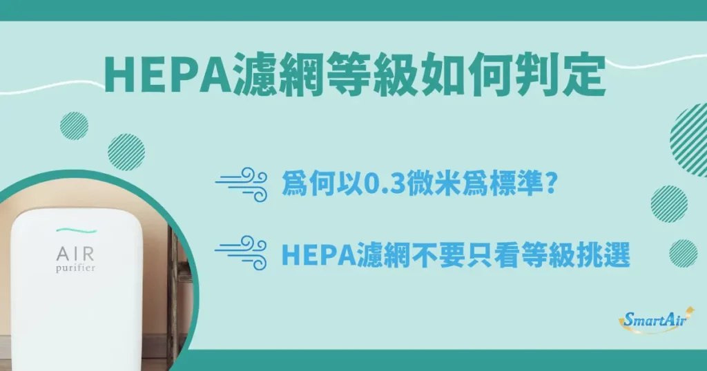 HEPA 濾網水洗 HEPA 濾網等級如何判定？